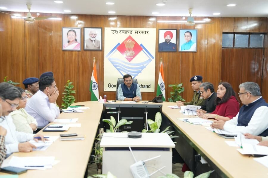 मुख्य सचिव आनंद बर्धन की अध्यक्षता में एसएलएससी बैठक, वाइब्रेंट विलेज योजना के तहत 402 करोड़ के नए विकास प्रस्तावों को मंजूरी