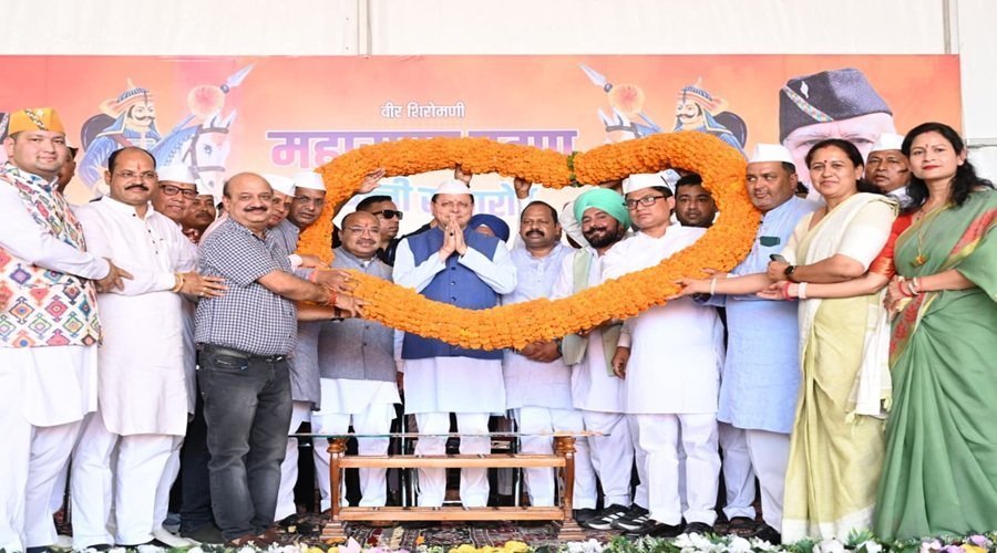 नानकमत्ता में महाराणा प्रताप जयंती समारोह में शामिल हुए मुख्यमंत्री धामी